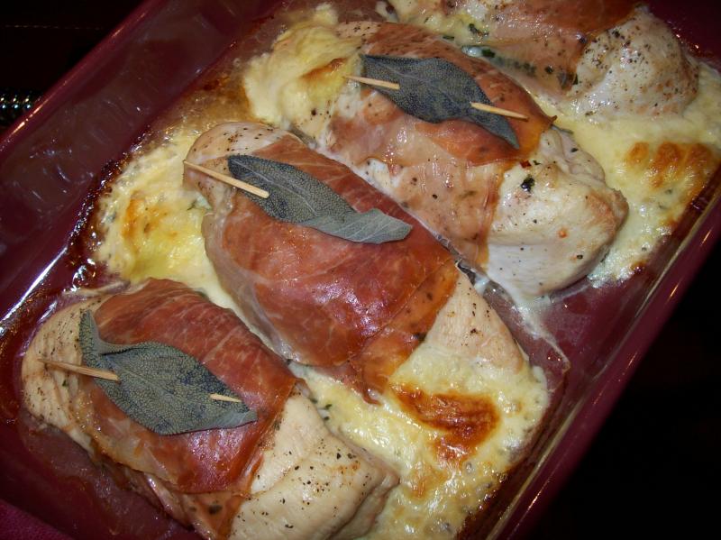 Polo imbotto con Melanzana